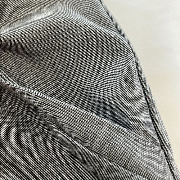 H&m Gray‎ Polyester, Viscose and Linen Blend Skirt Front Pockets Size 12 - Picture 10 of 10